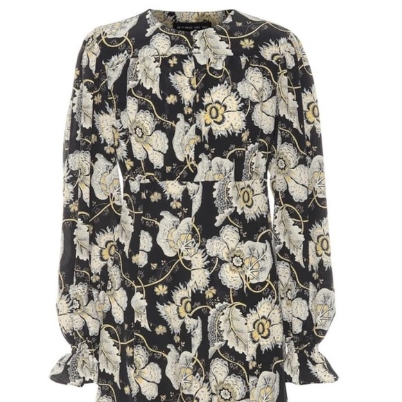 ETRO Floral Silk Mini Dress size 44 fits an 8 or 10 Like New - Picture 2 of 15